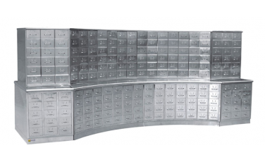ZH824四弧形組合中藥調劑柜